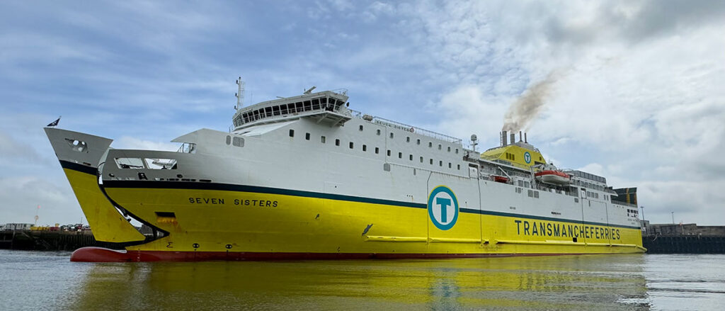 Seven Sisters ferry in Newhaven Port