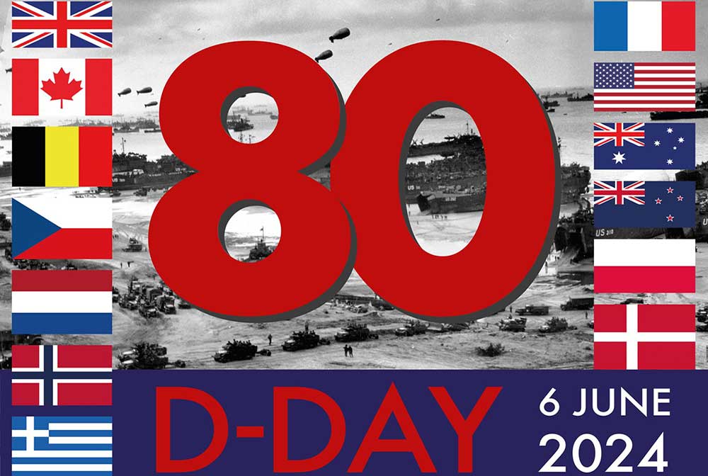 D-Day 80 remembered Newhaven poster
