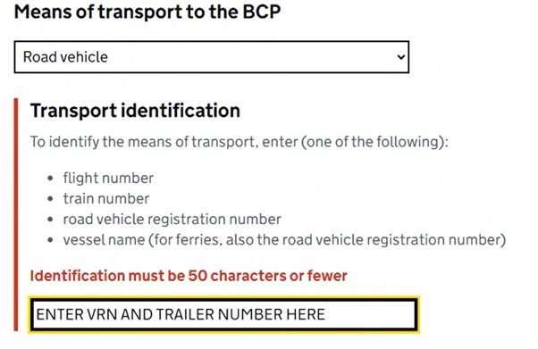BCP travel information